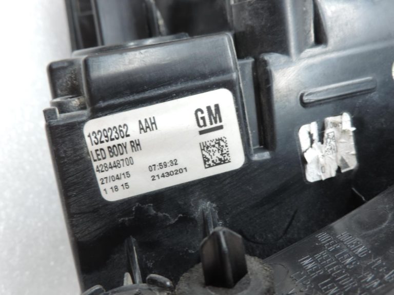 OE Opel Zafira C LED aizmugurējais lukturis, LED, labais ārējais, 13292362 🚨 Bojāts 🚨