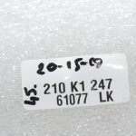 OE Toyota Corolla E21 1,2i 8NRFTS Priekšējais kreisais + labais dzesētāja apvalks