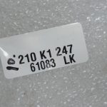OE Toyota Corolla E21 Isofix stiprinājuma uzgalis 7373102060C0