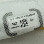 Toyota Yaris IV pasažiera sēdekļa labās puses sānu gaisa spilvens 73910K0010 73910K0011 OE