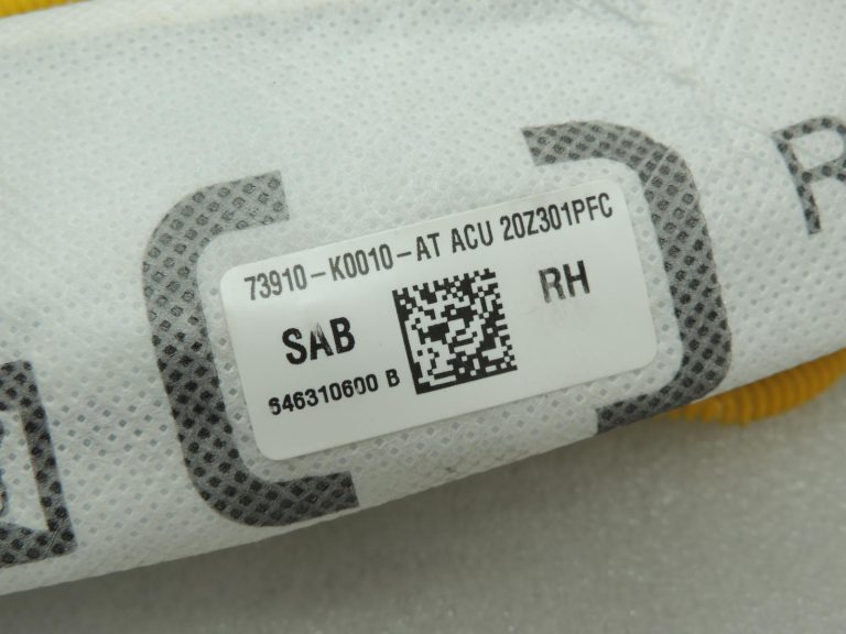 Toyota Yaris IV pasažiera sēdekļa labās puses sānu gaisa spilvens 73910K0010 73910K0011 OE