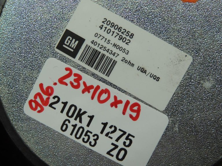 Opel Zafira C Tourer aizmugurējo durvju skaļruņi Infinity UQA 20906258 OE