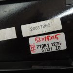 Opel Zafira C Tourer logu rāmju apvalki B-stabiņiem, 4 gab. melnā krāsā, oriģinālie