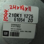Opel Zafira C Tourer priekšējo durvju skaļruņi Infinity UQA 20906257 OE