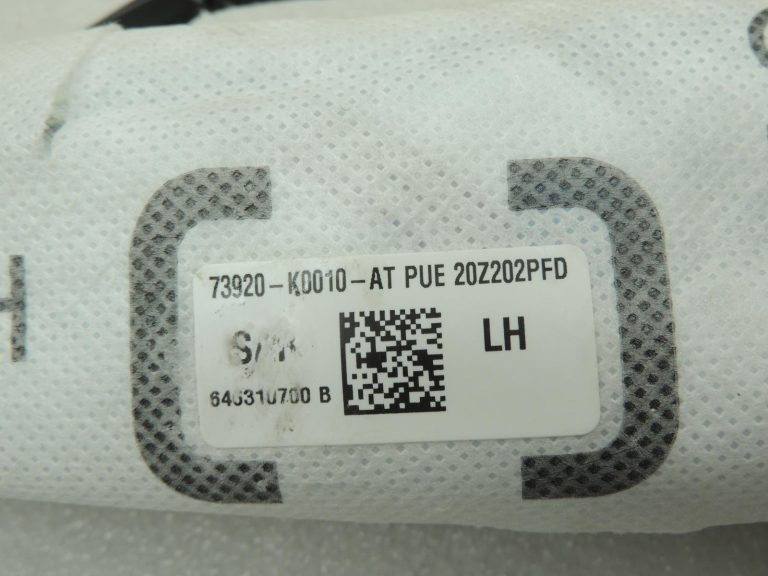 Toyota Yaris IV sānu gaisa spilvens vadītāja sēdeklim (kreisajā pusē) 73920K0010 73920K0011 OE