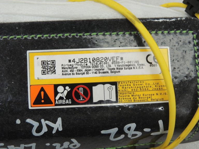 Toyota Yaris IV pasažiera sēdekļa kreisās puses centrālā gaisa spilvens 739H0K0010 OE