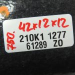 Toyota Yaris IV pasažiera sēdekļa kreisās puses centrālā gaisa spilvens 739H0K0010 OE
