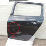 Opel Zafira C Tourer aizmugurējā kreisā durvīte, melna, GAR 13355182, oriģināla