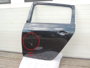 Opel Zafira C Tourer aizmugurējā kreisā durvīte, melna, GAR 13355182, oriģināla