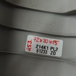 Toyota Yaris IV A-staba apdare, augšējā labā puse, pelēka, 62211K0040B0, oriģinālā OE detaļa