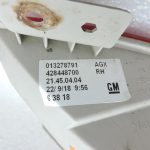 OE Opel Zafira C aizmugurējais miglas lukturis, bampera atstarotājs 13278791