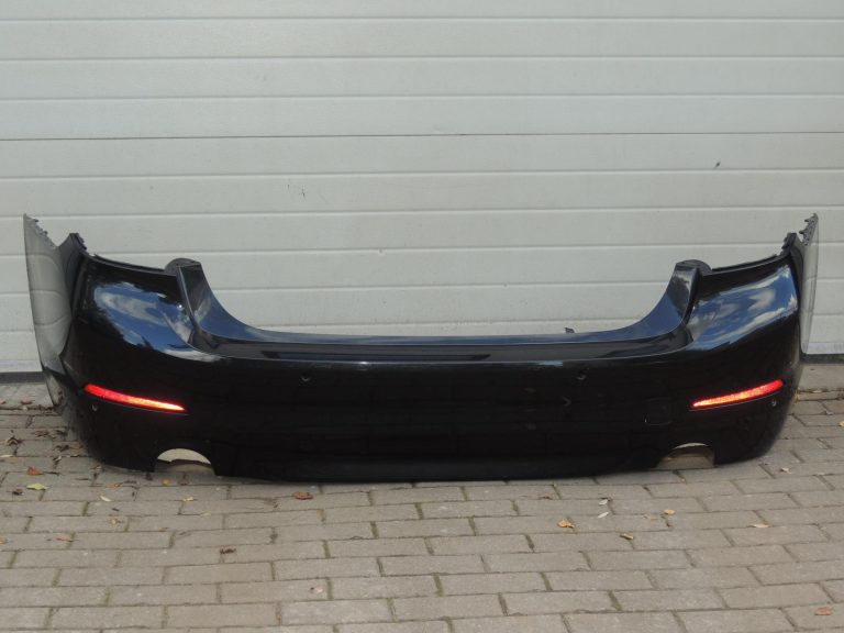 BMW G30 aizmugurējais bampers, komplekts ar aizmugurējo spoileru un difuzoru, PDC 51127475595 7475595