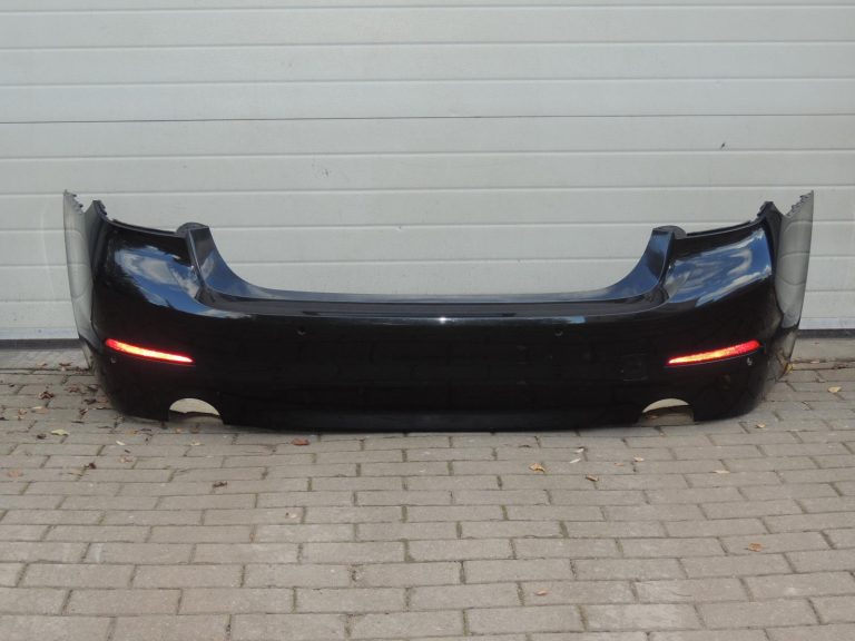 BMW G30 aizmugurējais bampers, komplekts ar aizmugurējo spoileru un difuzoru, PDC 51127475595 7475595