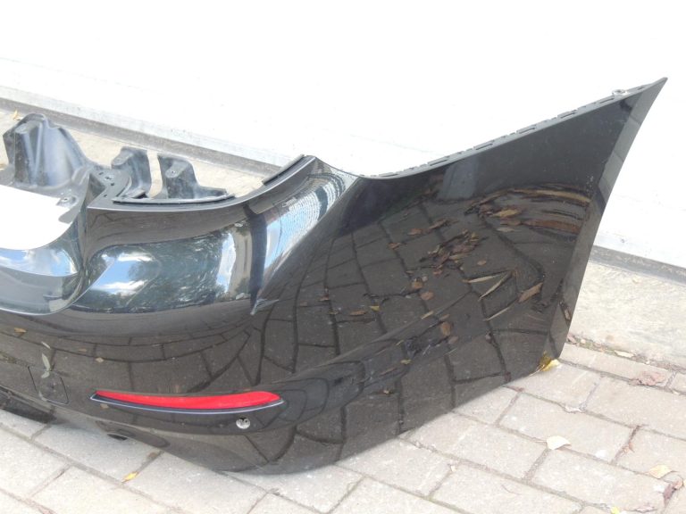 BMW G30 aizmugurējais bampers, komplekts ar aizmugurējo spoileru un difuzoru, PDC 51127475595 7475595