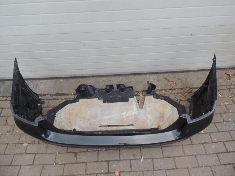 BMW G30 aizmugurējais bampers, komplekts ar aizmugurējo spoileru un difuzoru, PDC 51127475595 7475595