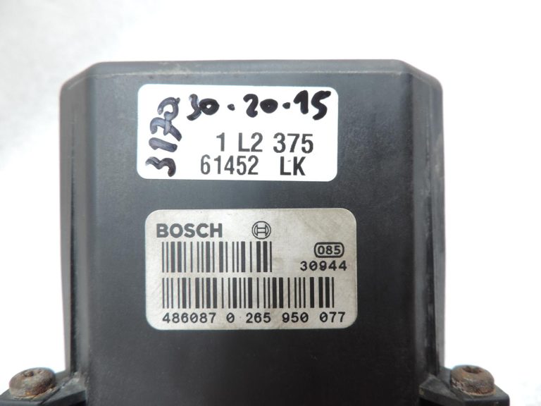 „Smart ForTwo W450“ vadības bloks ABS hidraulikas bloks 0265950077