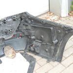 BMW G30 aizmugurējais bampers, komplekts ar aizmugurējo spoileru un difuzoru, PDC 51127475595 7475595