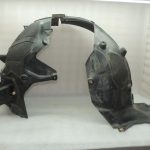 BMW G30 G31 priekšējā labā riteņa arkas apvalks, 2 daļu komplekts 51717340786 51717340796 OE
