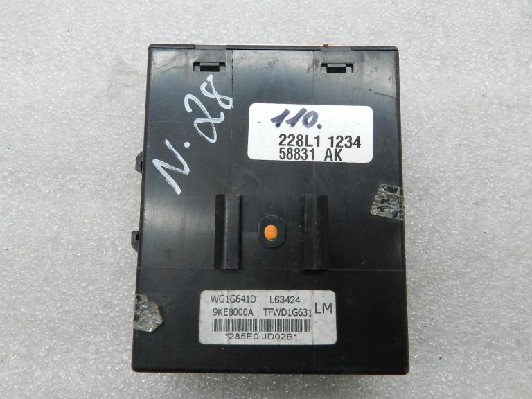 Nissan Qashqai oriģinālais vadības bloks ar viedās bezatslēgas sistēmu 285E0JD02B