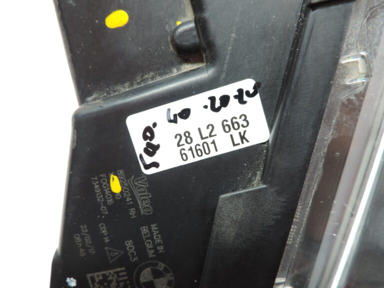 OE BMW G30 G31 G32 G38 priekšējais labais miglas lukturis 63177349132