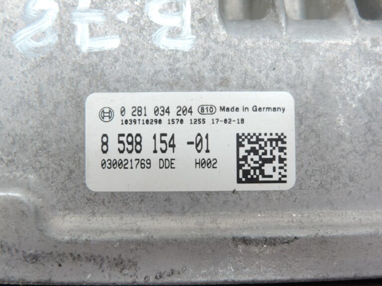 OE BMW G30, G31, G01, G02 2,0 dīzeļdzinējs B47 dzinēja vadības bloks 8598154 13618598154