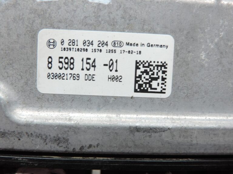 OE BMW G30, G31, G01, G02 2,0 dīzeļdzinējs B47 dzinēja vadības bloks 8598154 13618598154