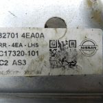Nissan Qashqai Loga mehanisms ar motoru Aizmugurē kreisajā puse 827014EA0A