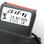 OE Toyota Yaris IV XP210 drošības jostas sprādze aizmugurē labajā pusē 73380K0010C0