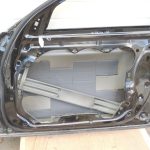 BMW G30 G31 priekšējā labā pasažiera durvis, safīra melnā krāsā, 475, 41007408962, OE