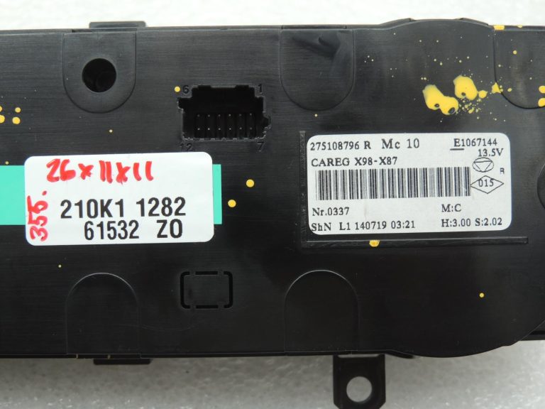 Renault Clio IV 4 klimakontroles panelis, apkures vadības pults, klimakontrole 275105430R 275108796R