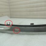 Smart Fortwo 450 facelift miglas lukturu apdare, sudraba, Q0001726V003C26L00, oriģinālā detaļa (OE)
