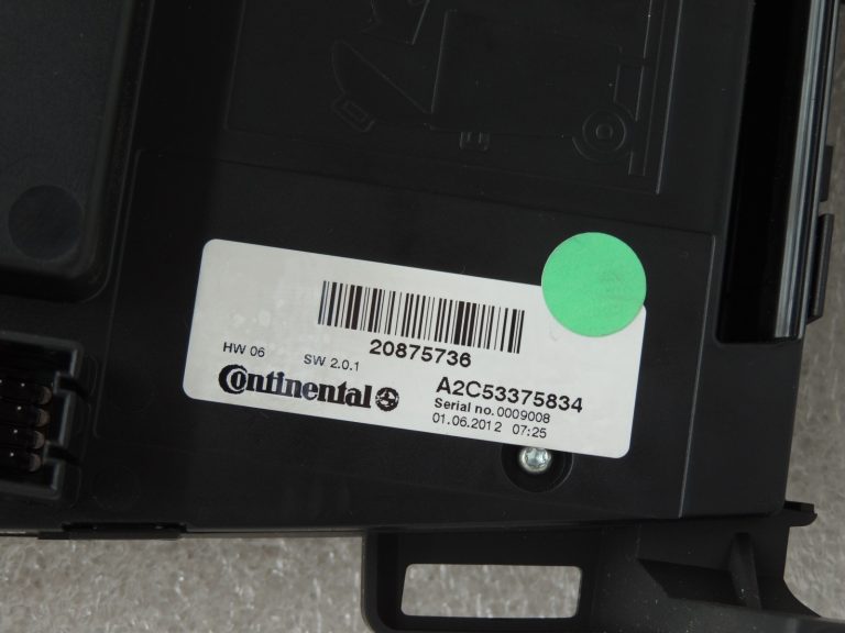OEM Opel Zafira C radio vadības panelis 13443058, 20875736