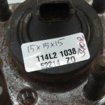 OEM Opel Meriva B 1.3 CDTi aizmugurējā riteņa rumba 93178626