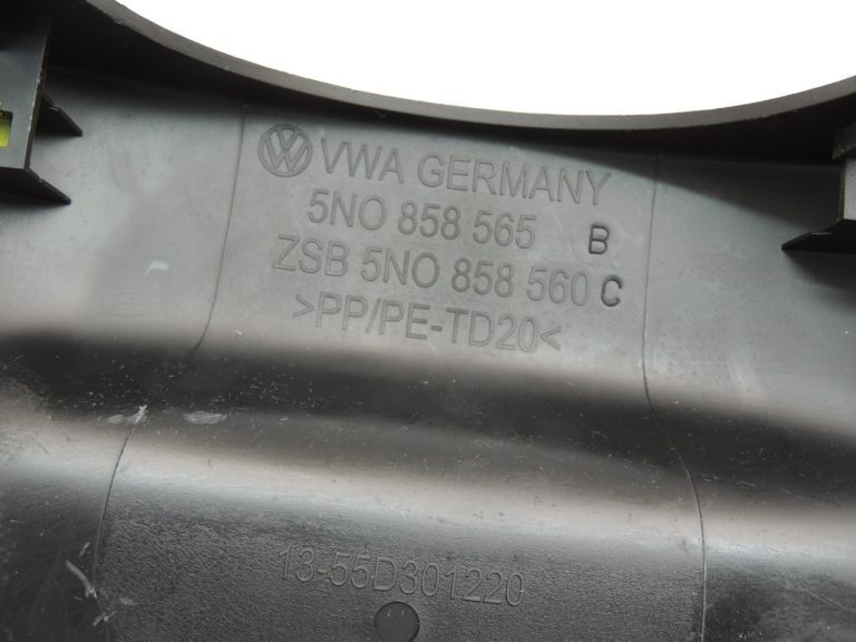 Oriģināla VW Tiguan 5N stūres statņa apdare 5N0858560C