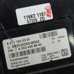 Mercedes W212 E200 1.8i motora vadības bloks Vadības bloks A2711500391