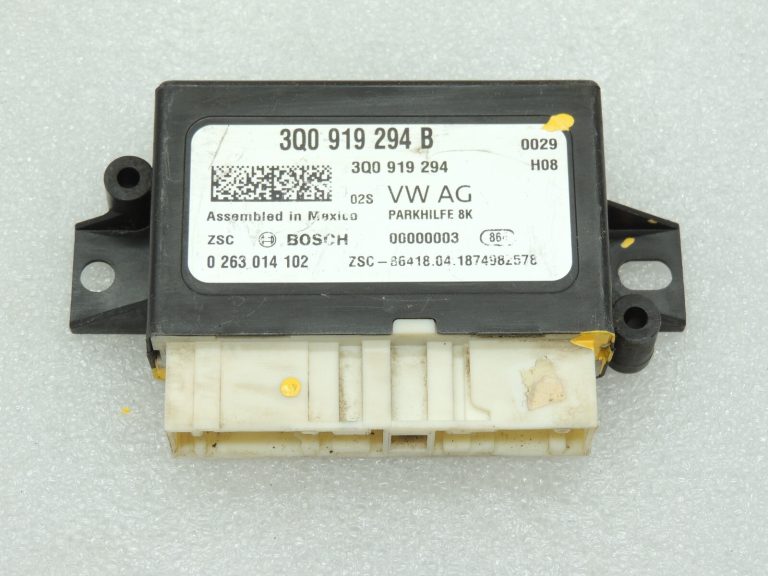 Volkswagen Tiguan II AD PDC stāvvietas palīgsistēmas vadības bloks 3Q0919294B 0263014102