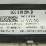 Volkswagen Tiguan II AD PDC stāvvietas palīgsistēmas vadības bloks 3Q0919294B 0263014102