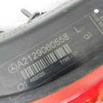 Mercedes E W212 oriģināls aizmugurējais lukturis, salons kreisais