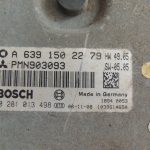 Mitsubishi Colt Z30 1.5 DI-D OM639.939 Motora vadības bloks 0281013498 MN903093
