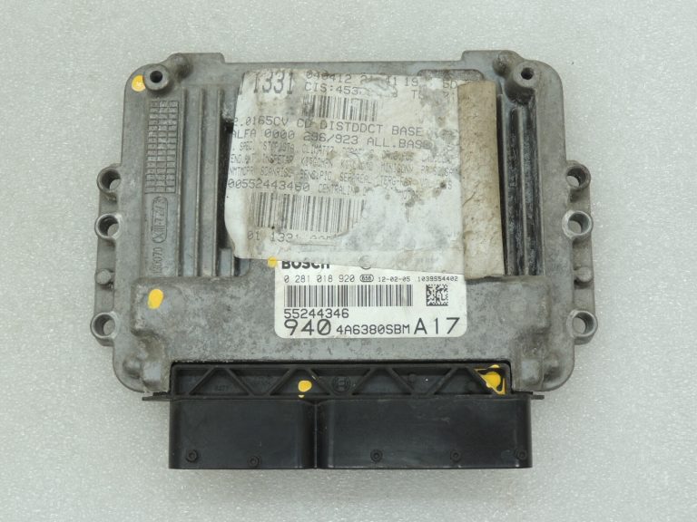 Alfa Romeo Giulietta 940 2.0 JTDM vadības bloks Dzinēja vadības bloks 55244346 ECU