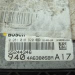 Alfa Romeo Giulietta 940 2.0 JTDM vadības bloks Dzinēja vadības bloks 55244346 ECU