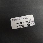 Suzuki Jimny MK3 aizsargs pret šļakatām aizmugurējais kreisais ar logo sudraba krāsā 77650-81A00-Z2S
