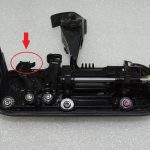 Ford Ranger P375 Rullīšu rokturis aizmugurējām durvīm 2531845 EB3B-26501A42-BD Ar defektu