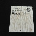 BMW 5. sērijas F10 F18 bagāžnieka vāka pārsegs melns 51497204372