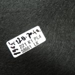BMW 5. sērijas F10 F18 bagāžnieka vāka pārsegs melns 51497204372
