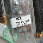 Ford Ranger P375 TKE Aizmugurkaula priekšējais kreisais režģis EB3B-16G001-CD