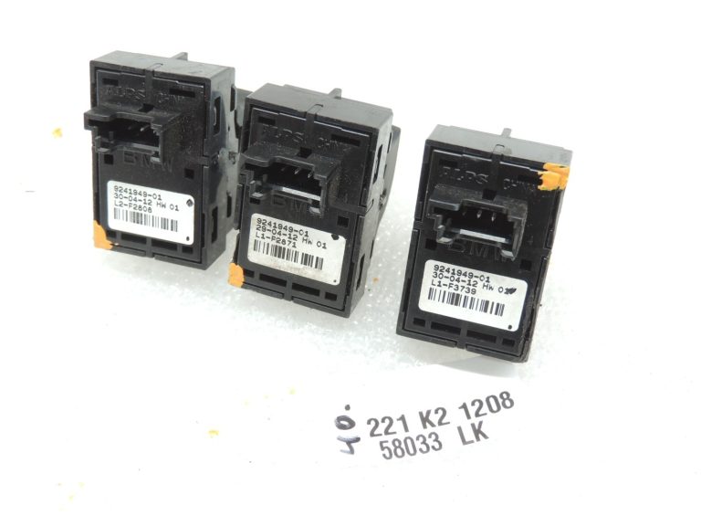 Oriģinālais BMW F06 F07 F10 F10 F11 F01 F02 Logu regulatora slēdzis 3x 9241949 61319241949