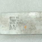 Oriģinālā BMW F07 F10 F11 bampera balsta stiprinājums priekšējais labais 7158874 51117158874