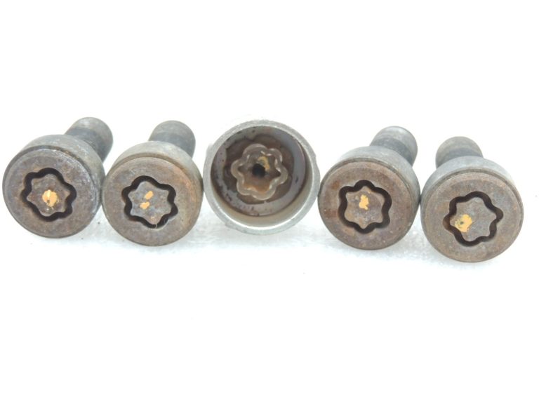Oriģinālā aprīkojuma BMW F10 F11 G60 G61 riteņu bloķēšanas skrūves vieglmetāla riteņu diskiem M14X1.25