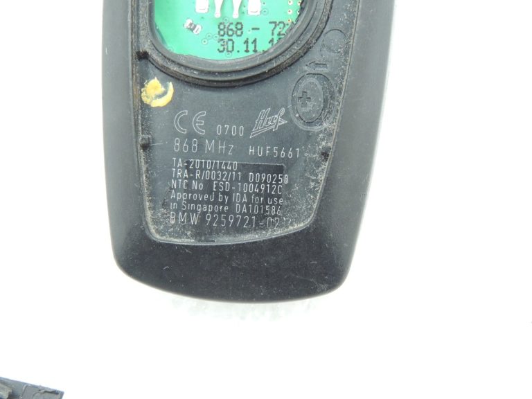 Oriģinālā BMW F07 F30 F10 F10 F11 F25 atslēgas tālvadības pults 868 MHz 9259721